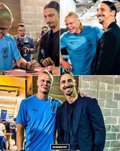 Haaland shares Zlatans advise before his haircut